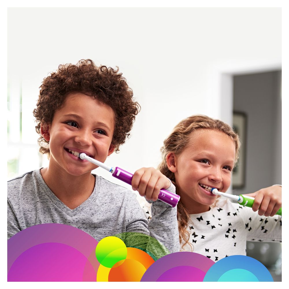 Oral-B - Elektrische Zahnbürste "Junior Purple" in Lila