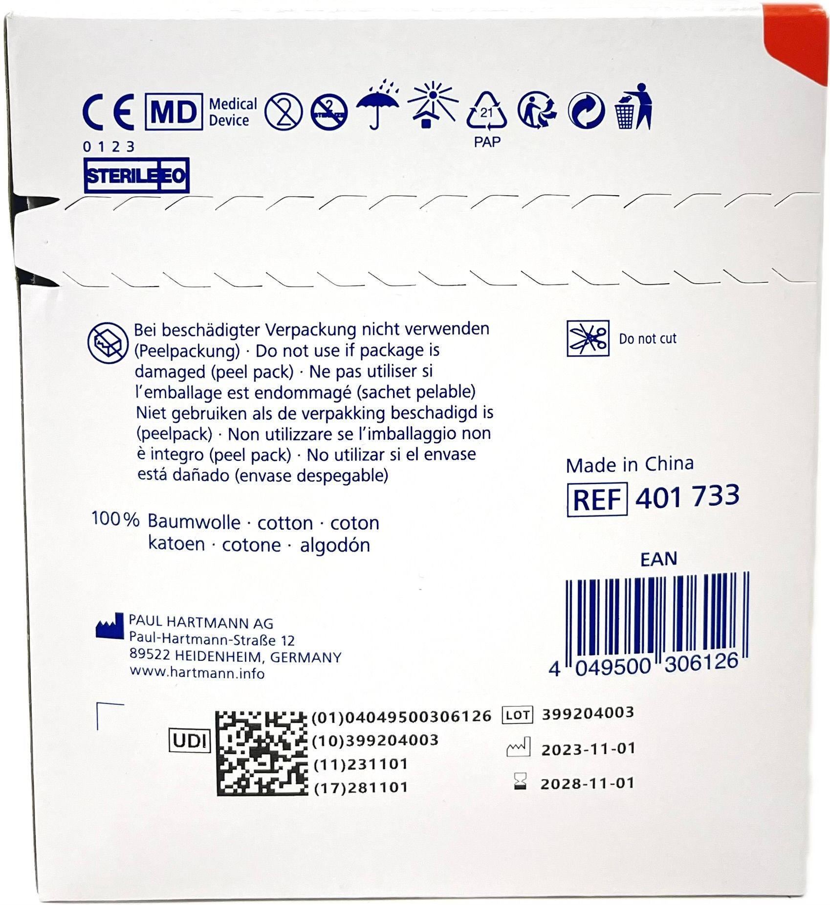 ES-Kompressen Steril 12-Fach 7,5cm x 50 St Kombipackung