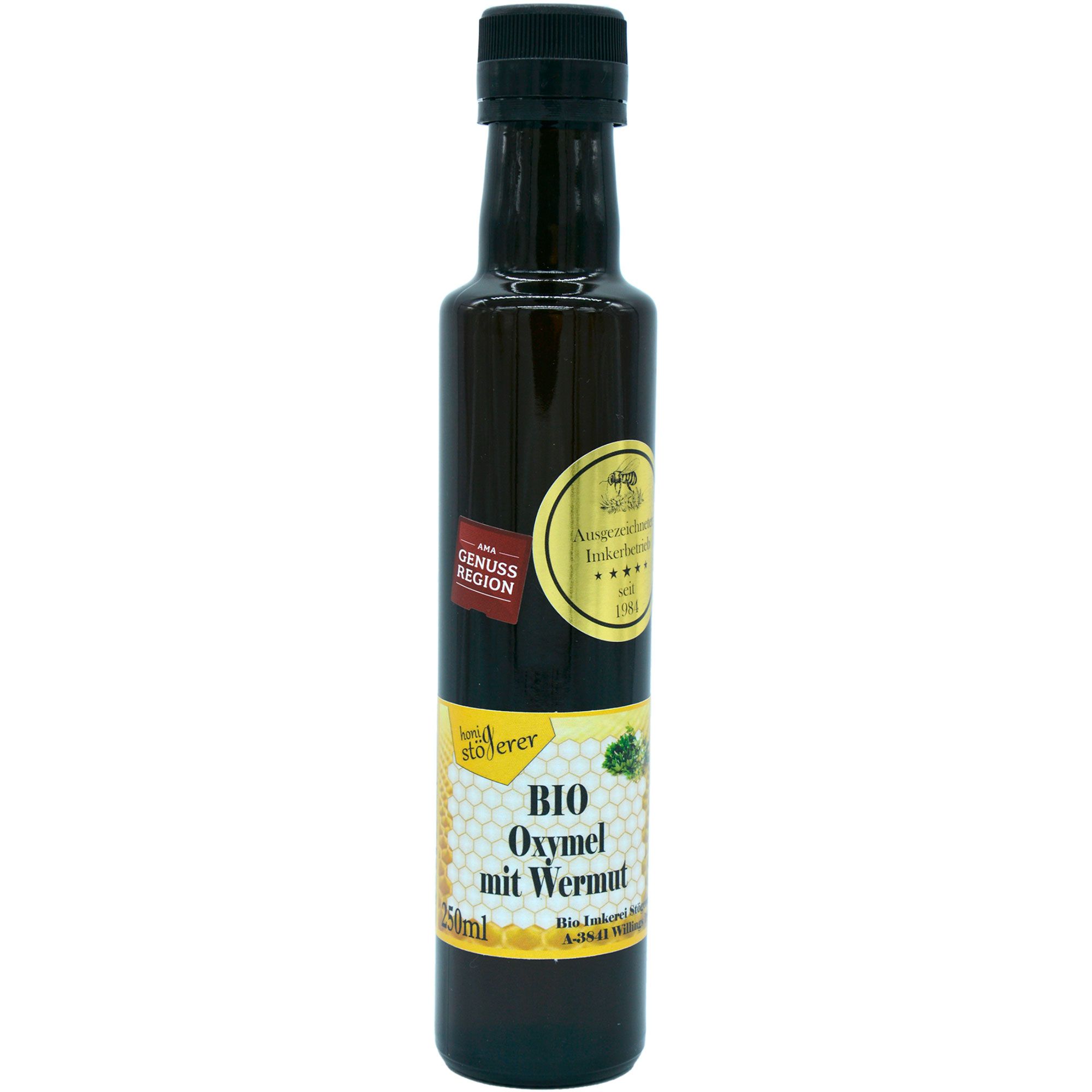 Bio Oxymel mit Wermut von Imkerei Stögerer 250 ml