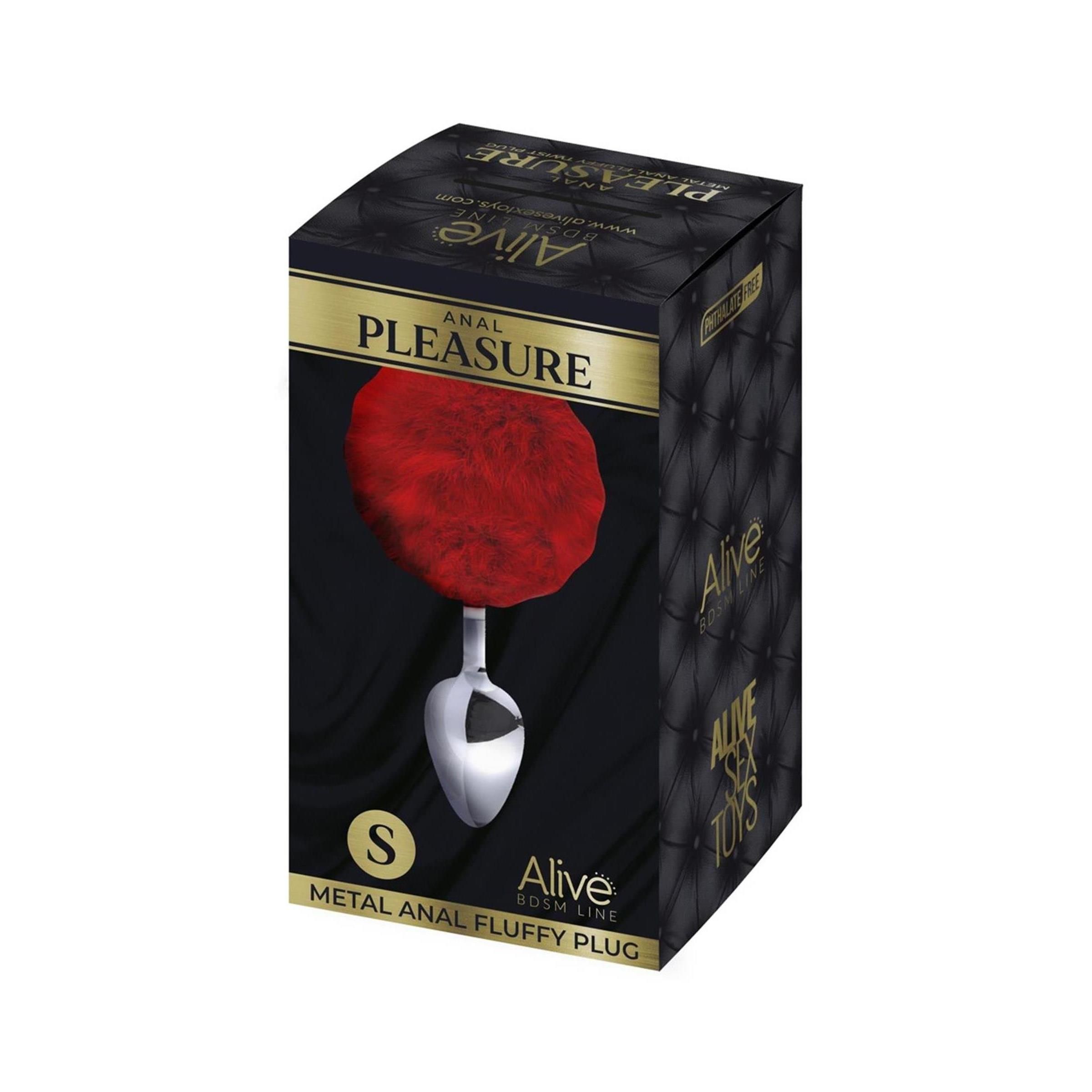 Alive - Alive Metal Anal Fluffy Plug 1 St - Shop Apotheke