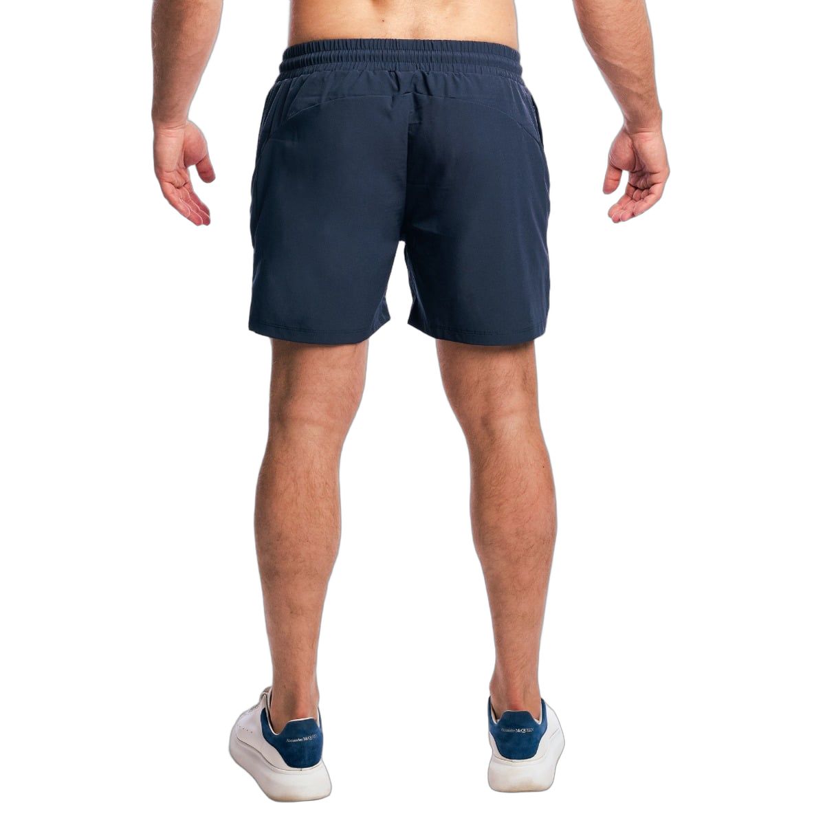 GymBeam Shorts Herren Regular Fit, Kordelzug und Reißverschlusstaschen Nightfall