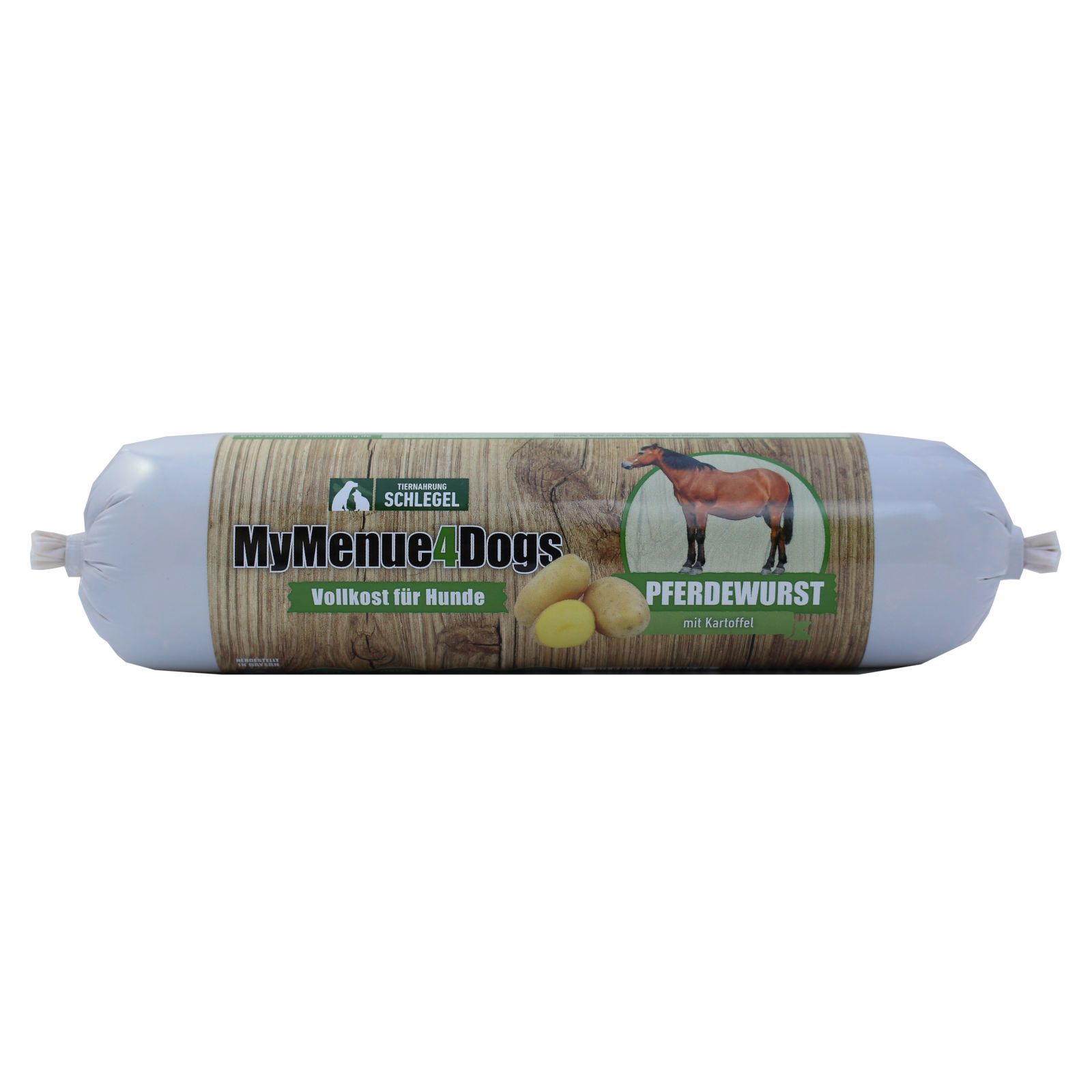 MyMenue4Dogs Hundefutter Pferdewurst 800 g