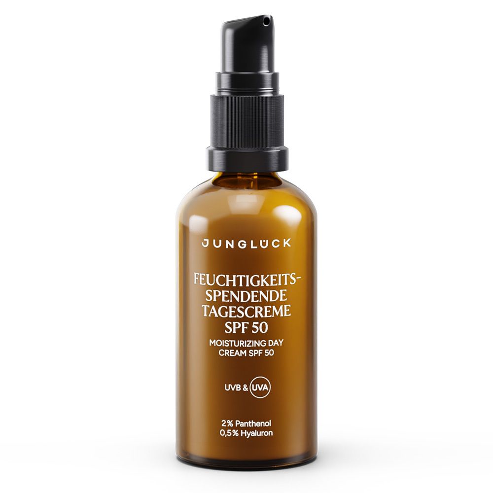 Junglück Feuchtigkeitsspendende Tagescreme SPF 50 - Hydratisiert und schützt ml Creme
