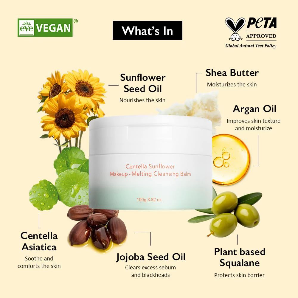 HARUHARU WONDER Centella Sunflower Cleansing Balm – Sanfter Make-up-Entferner Balsam