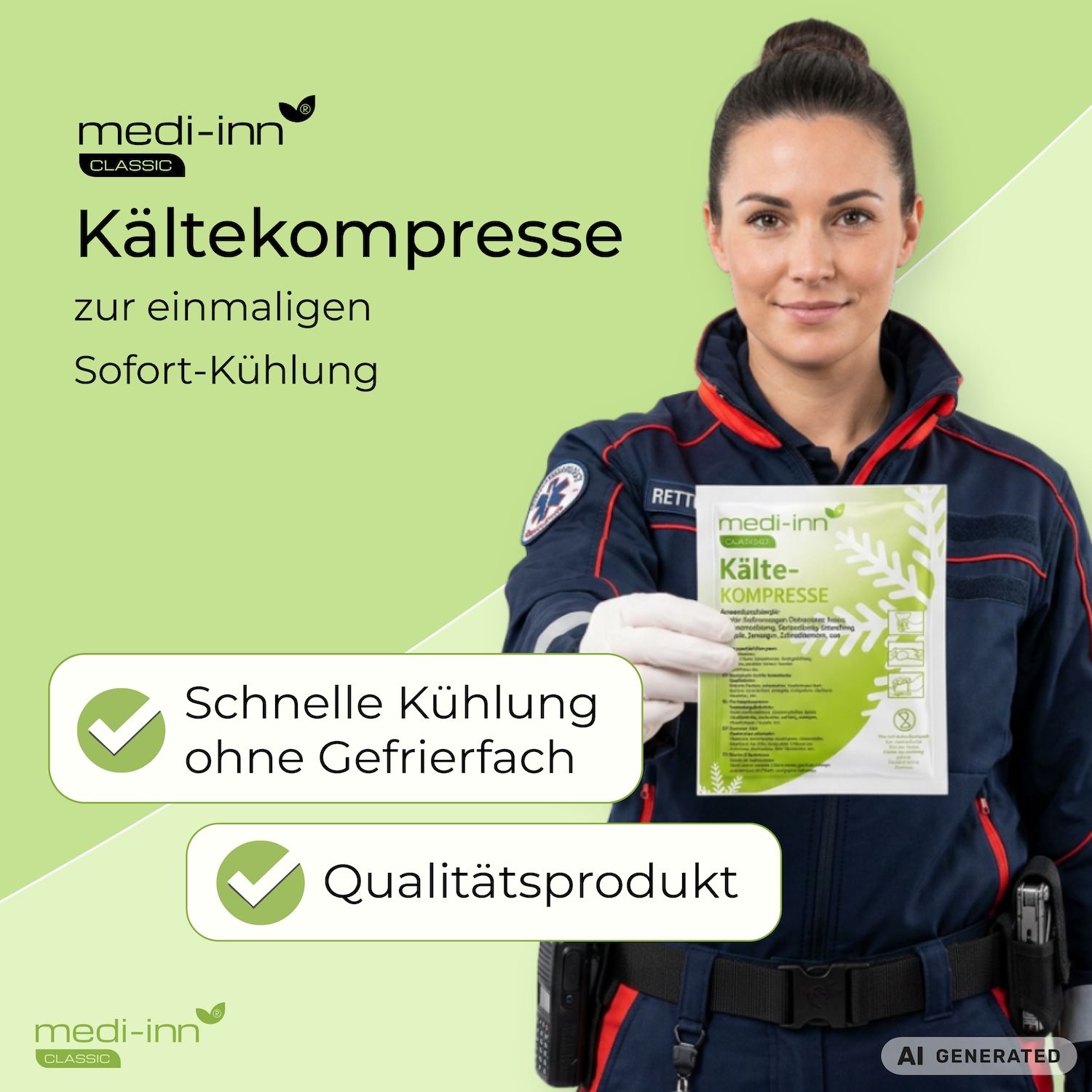 Medi-Inn Einmal Kälte-Sofort-Kompresse  (15,2 cm x 22,9 cm)