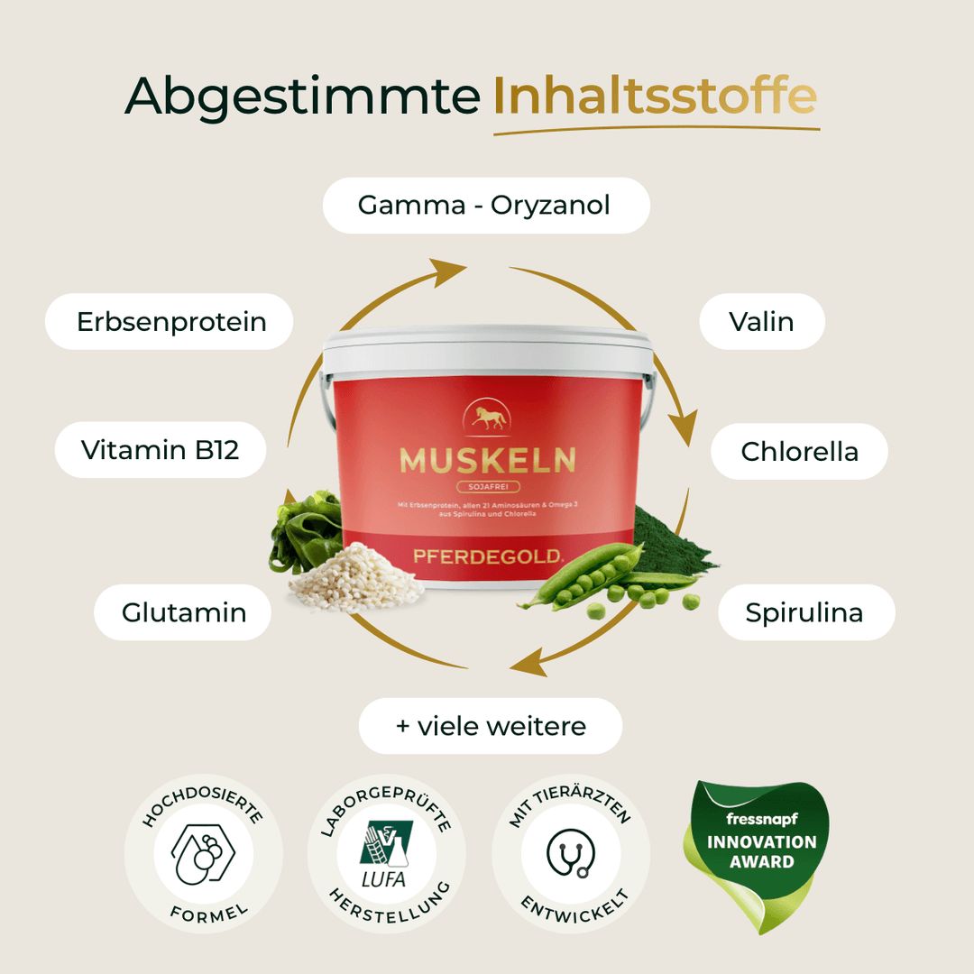 Pferdegold Muskeln sojafrei