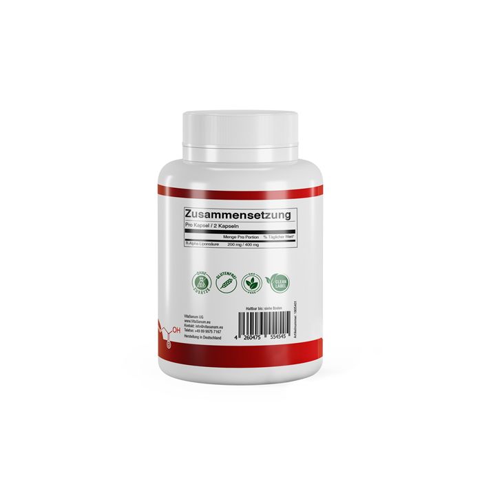 VitaSanum® - R-AlA (R-Alpha-Liponsäure) 400 mg 60 St Kapseln