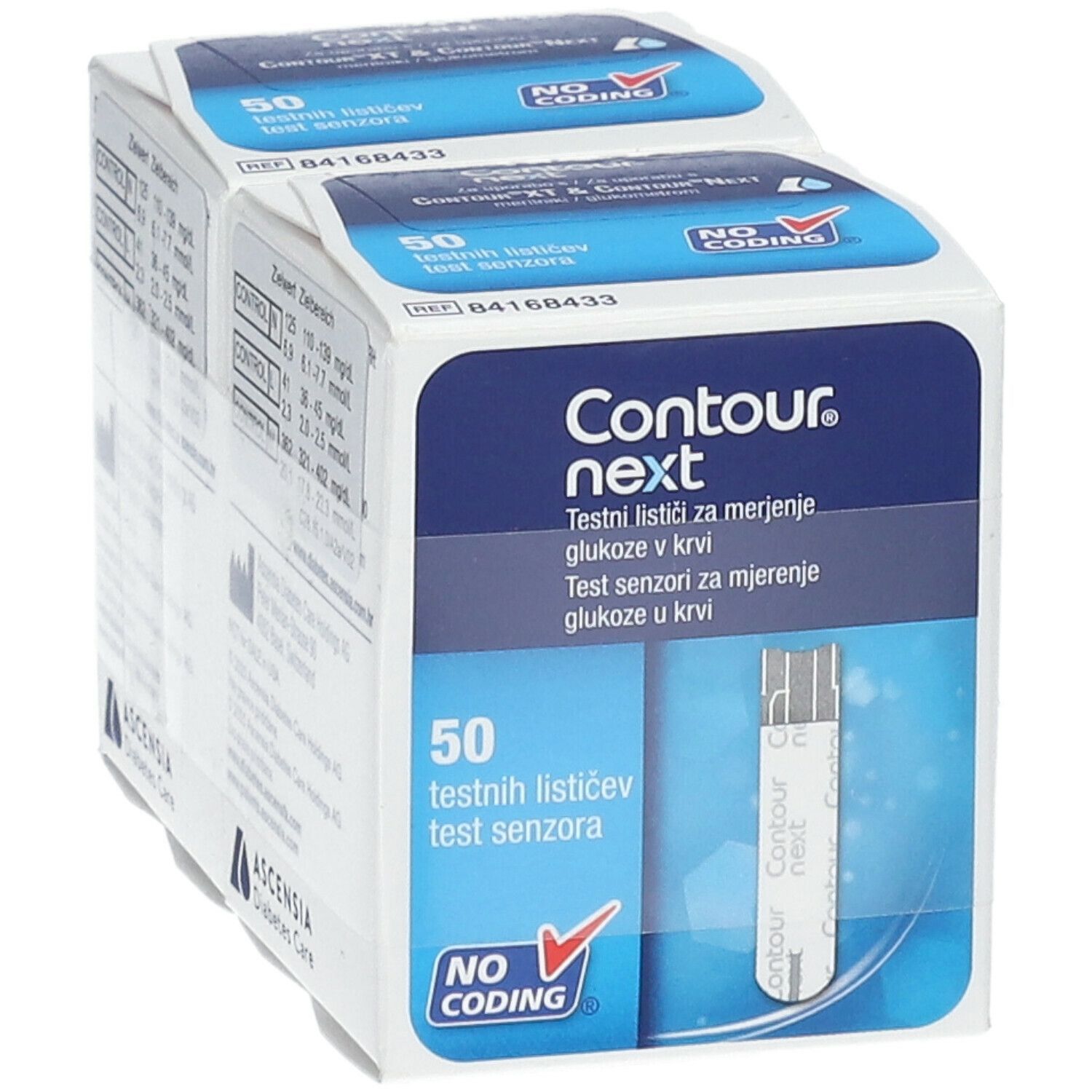 CONTOUR next Sensoren Teststreifen