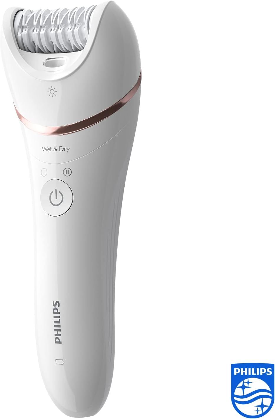 Philips Epilierer - inkl. 9 Aufsätze, kabellos mit Nass- und Trockenfunktion