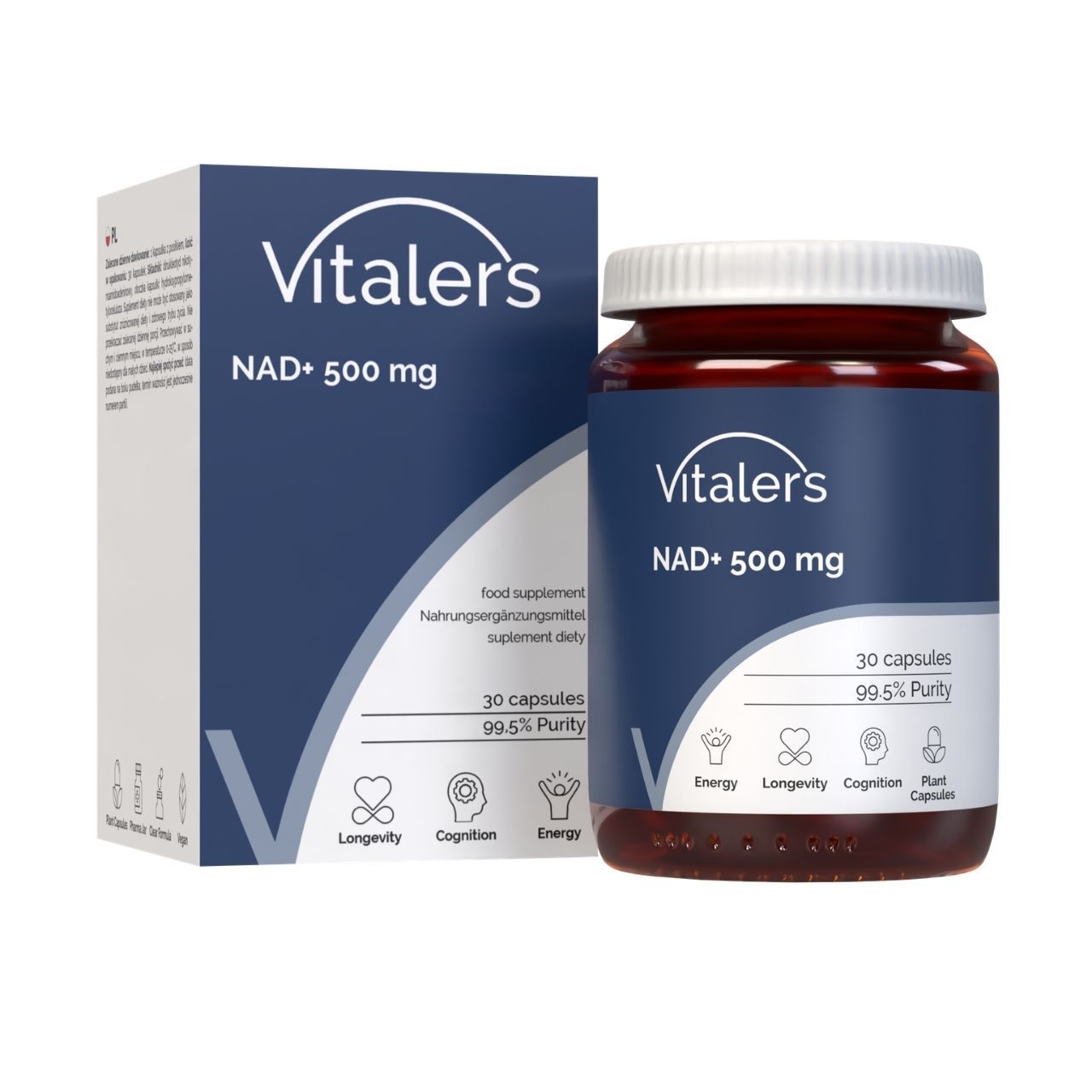 Vitaler’s Nad+ 500 mg 30 St Kapseln