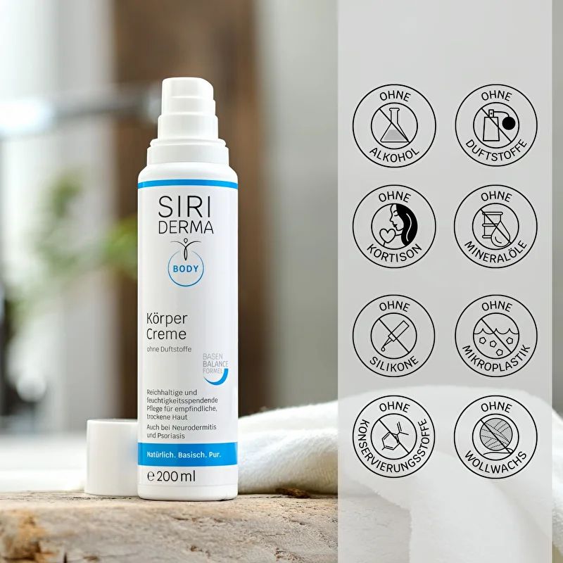Siriderma Körpercreme ohne Duft