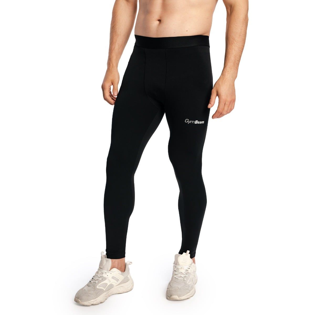GymBeam Funktions-Leggings Herren Slim Combat ohne Taschen Schwarz