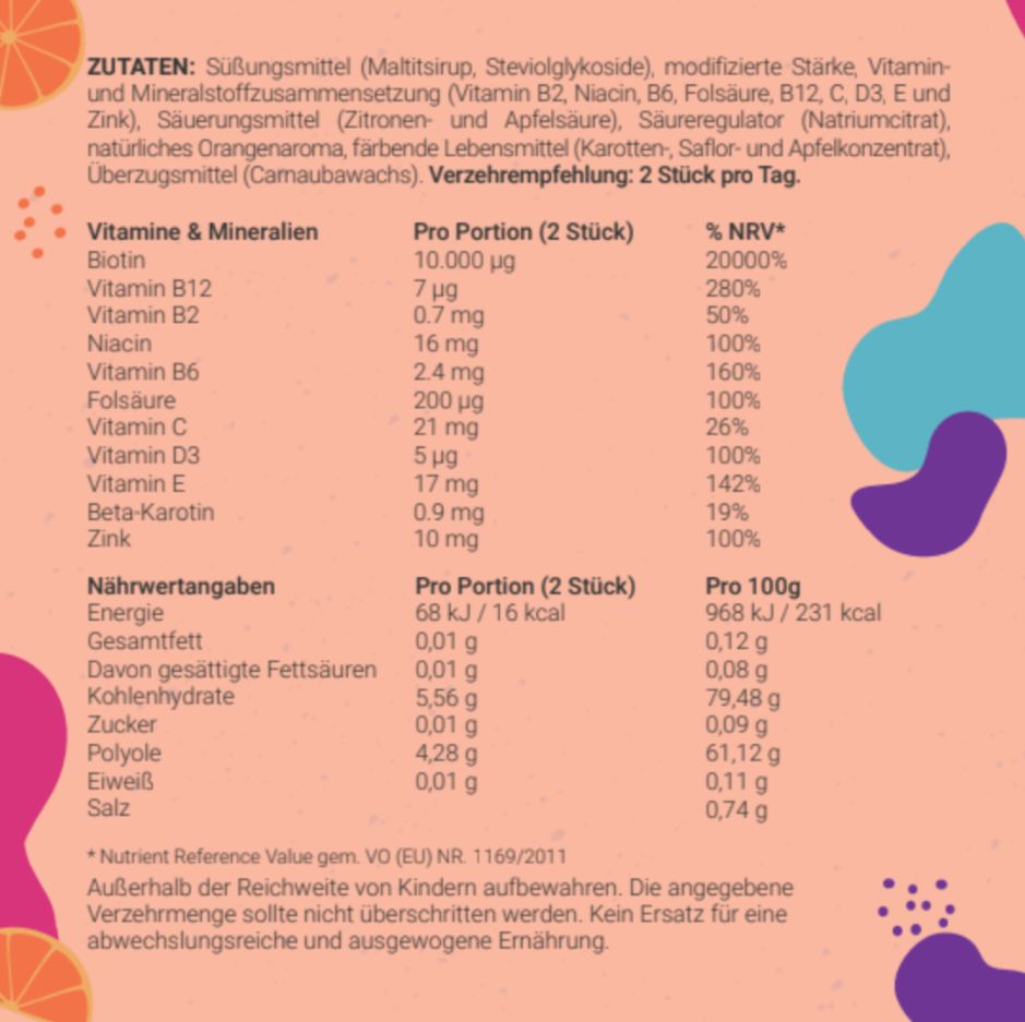 Hair & Shape Vitamin Gummies Duo | yuicy®