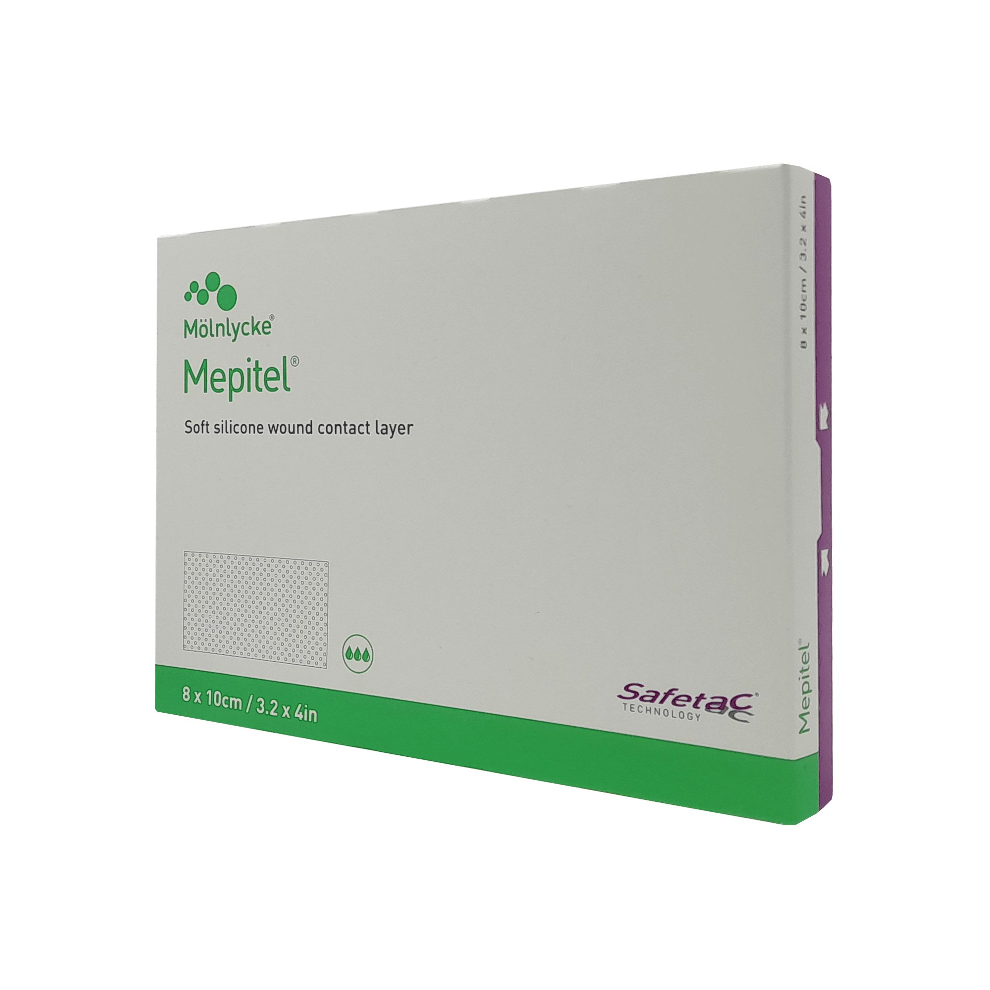 MEPITEL Silik.Netzverband 8x10cm steril
