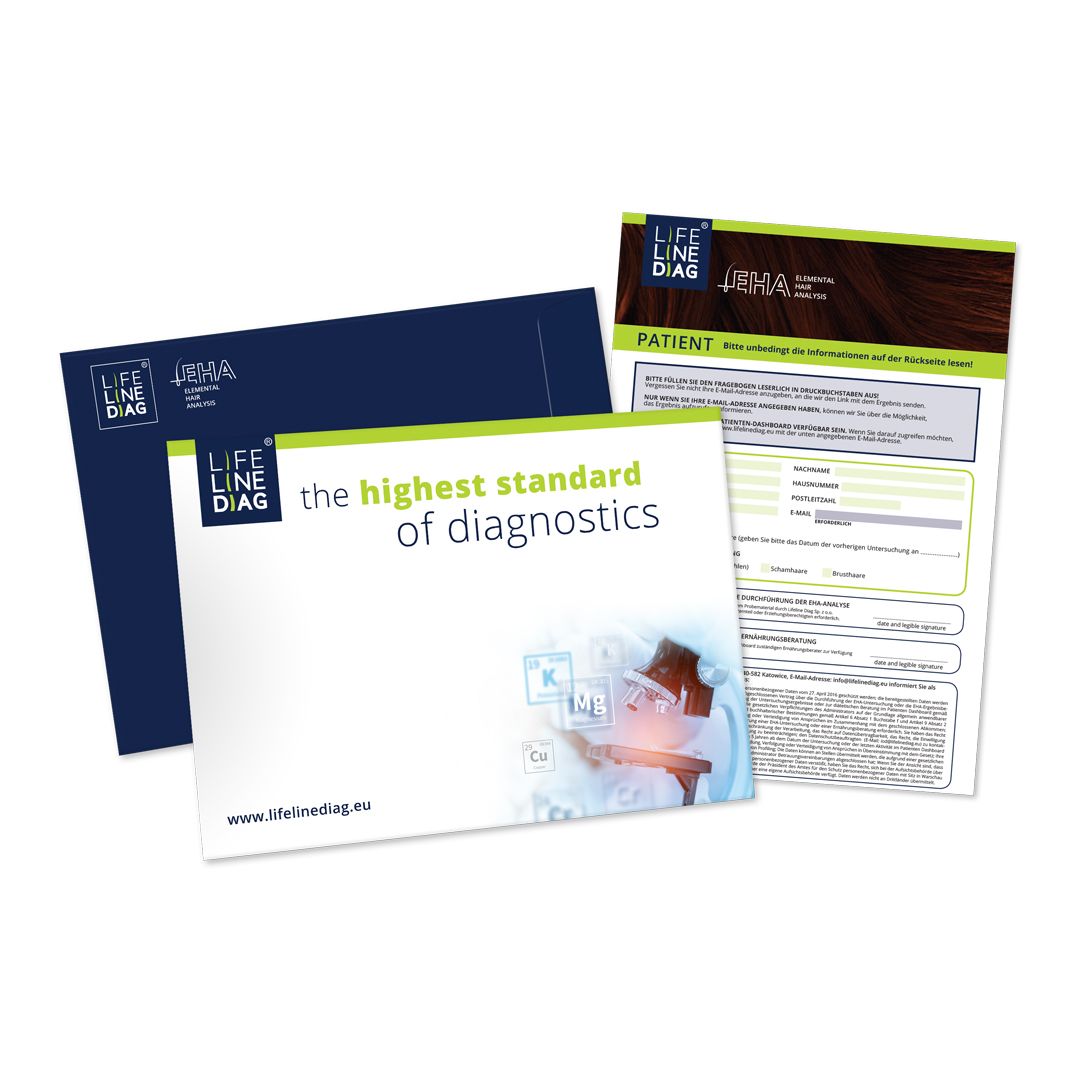 Lifeline Diag Haarmineralanalyse Familien Set
