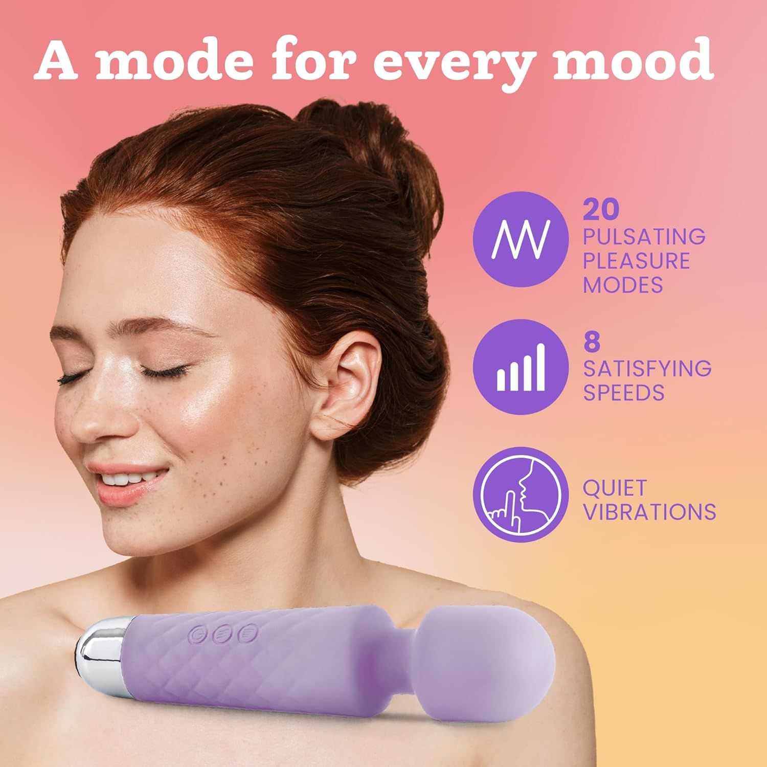 Oliver James Vibrator für Frauen - Leise & Leistungsstark Flieder