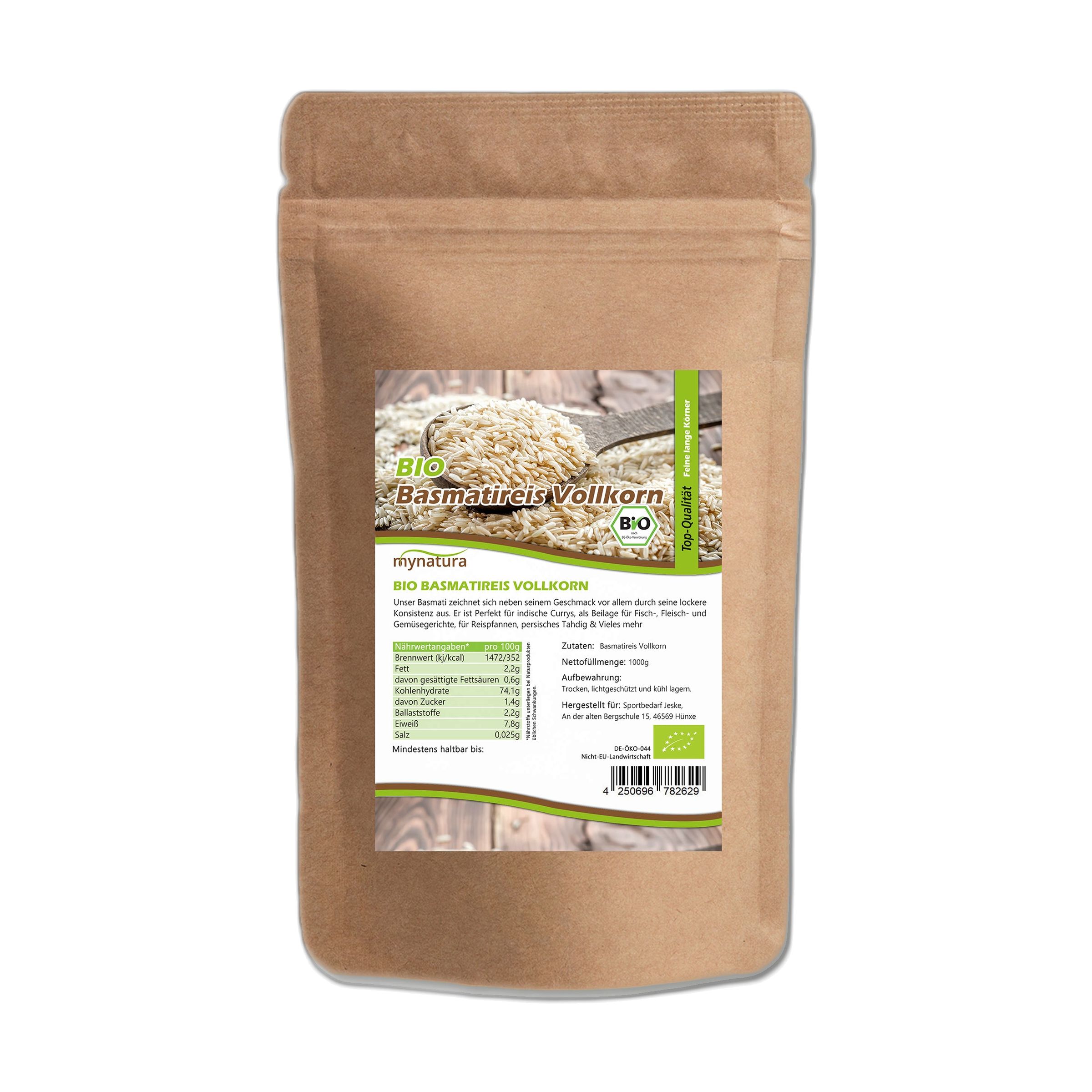 Mynatura Bio Vollkorn Basmatireis ab 3000 g