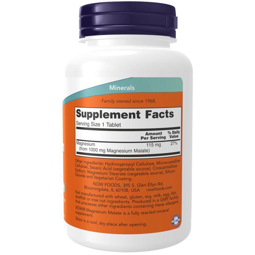Now Foods, Magnesium Malate, 1000mg