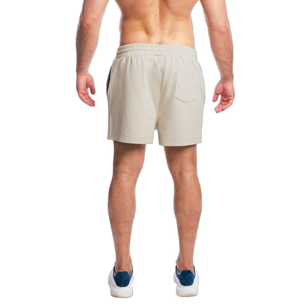 GymBeam Shorts Herren Oversized mit Kordelzug Aura Grey