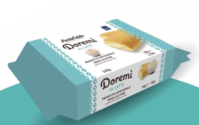 PUNTO CALDO Doremì Al Latte - 3 Merendine Al Latte Senza Glutine Da 35 G - Immagine 4