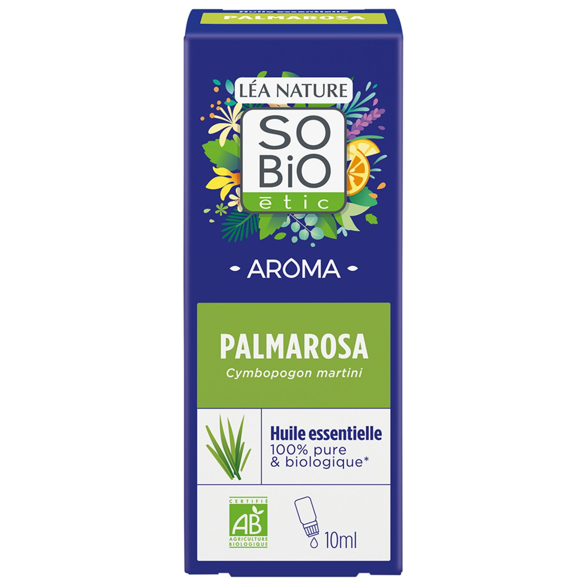 Léa Nature SO BIO étic Aroma ätherisches Öl Palmarosa Bio 9,5x4x4 cm