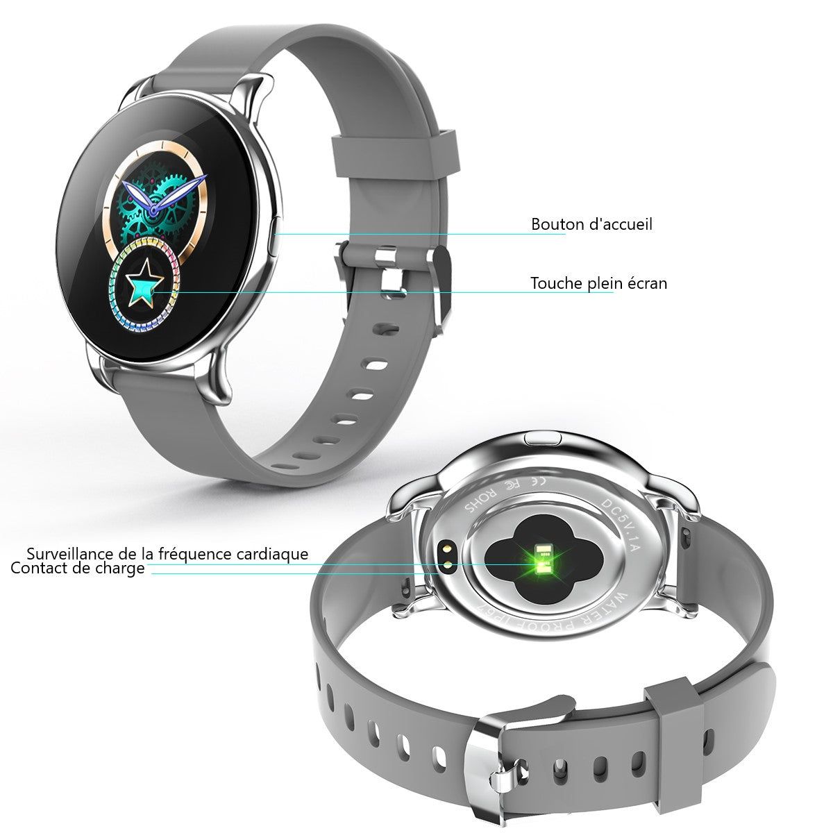 Platyne Multifunktionale Smartwatch