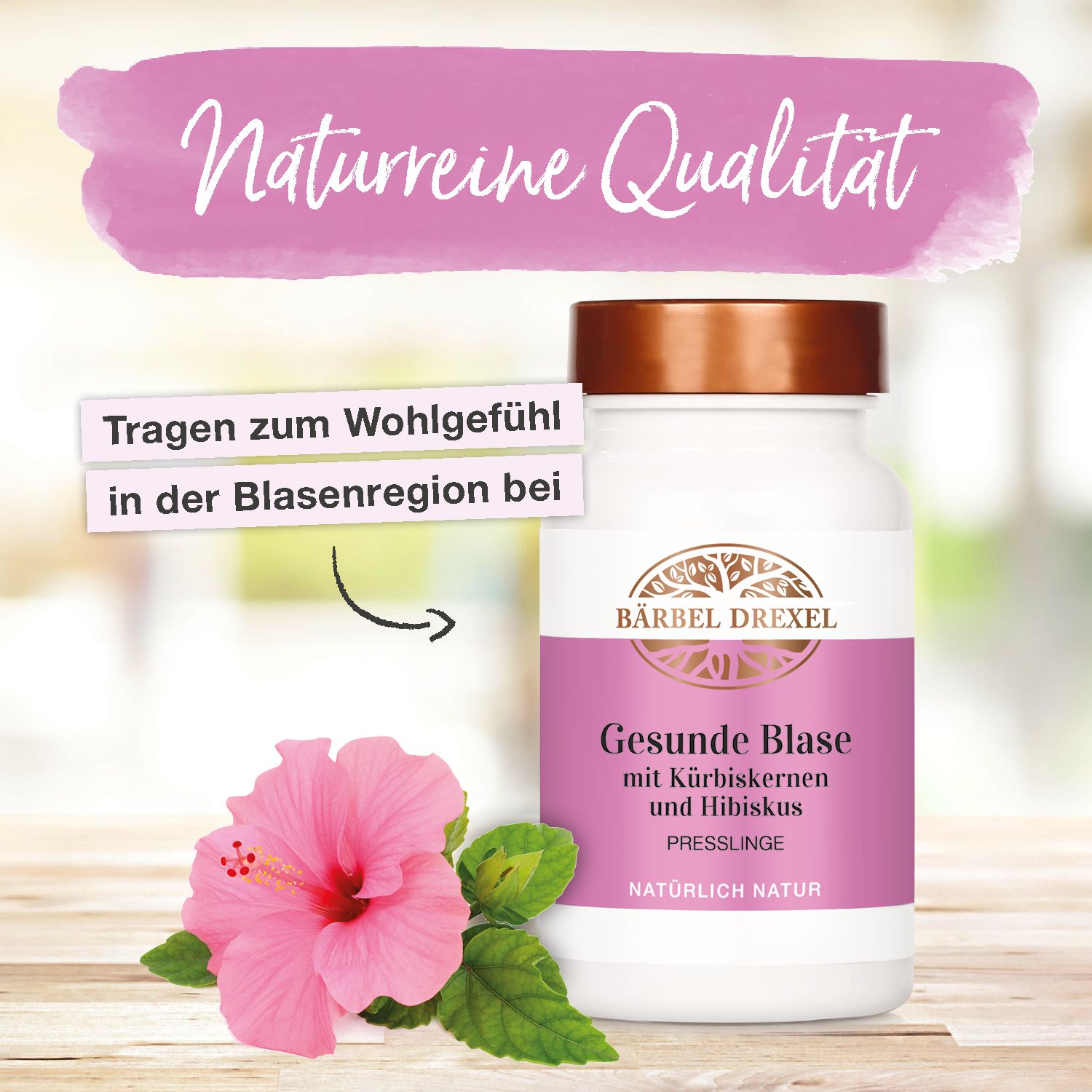 Bärbel Drexel Gesunde Blase mit Kürbiskernen und Hibiskus Presslinge 120 St