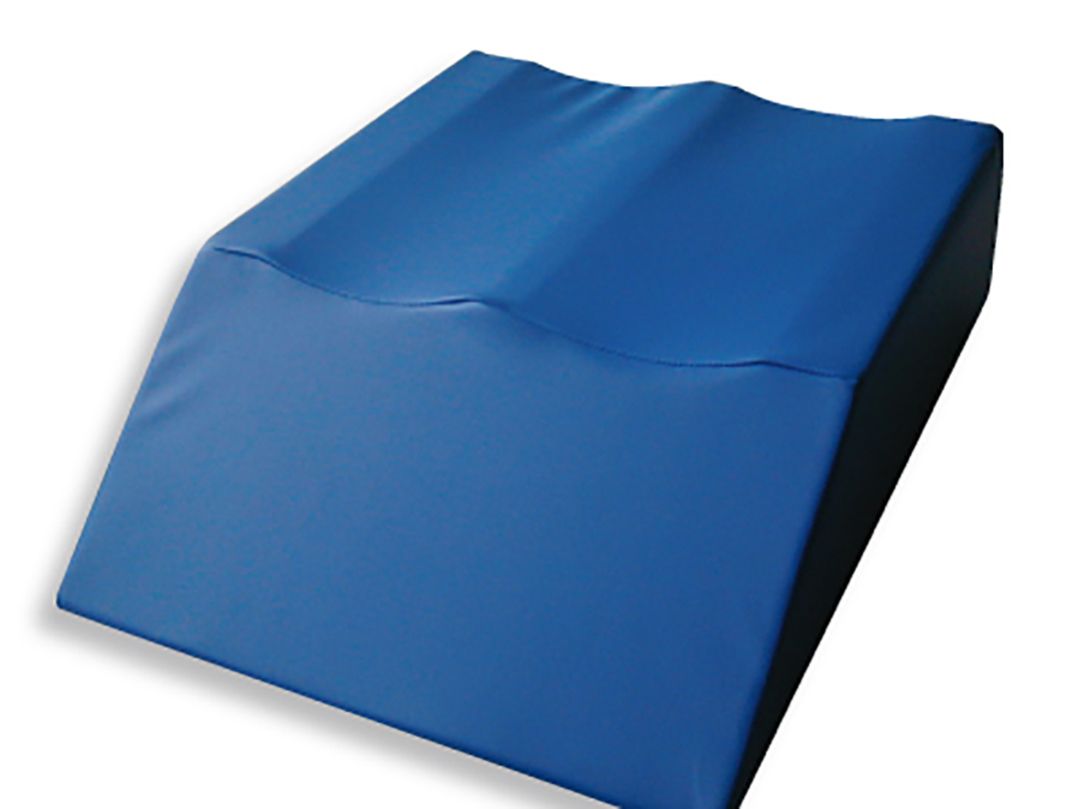 Kübler Sport® Lagerungskeil mit Beinmulde, Blau, mit 2x Beinmulden