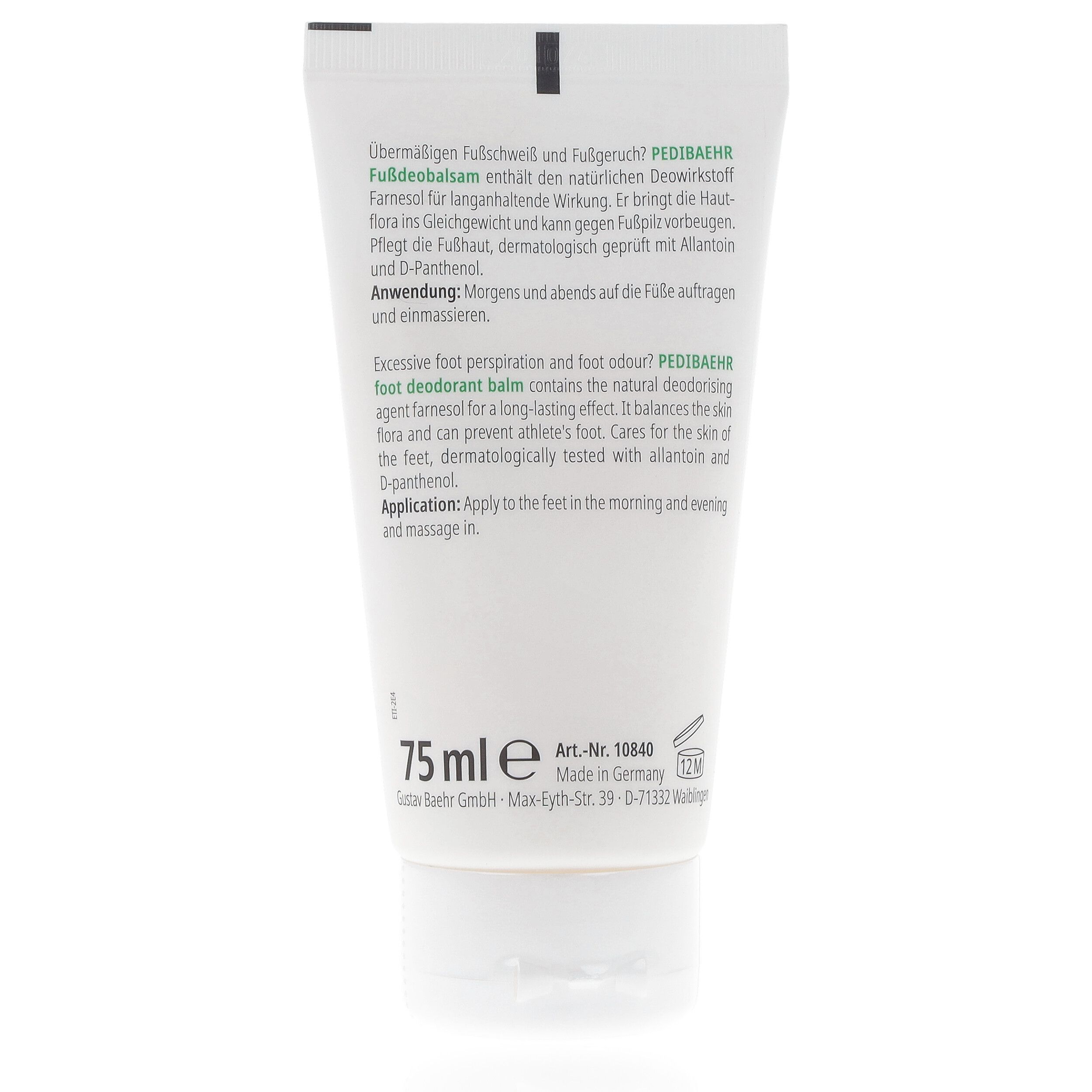 Pedibaehr Fußdeobalsam mit Farnesol