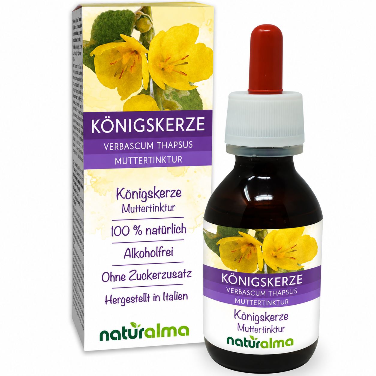 Naturalma Königskerze (Verbascum thapsus) alkoholfreie Tropfen 120 ml