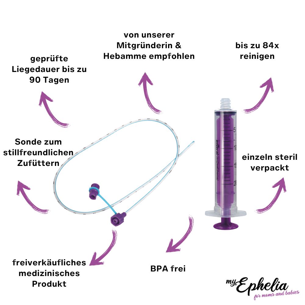 myEphelia Ernährungssonde zum Zufüttern von Muttermilch