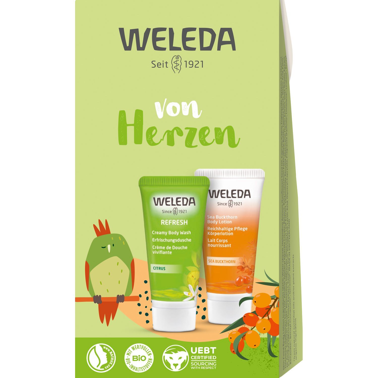 Weleda Geschenkset Mini Citrus und Sanddorn