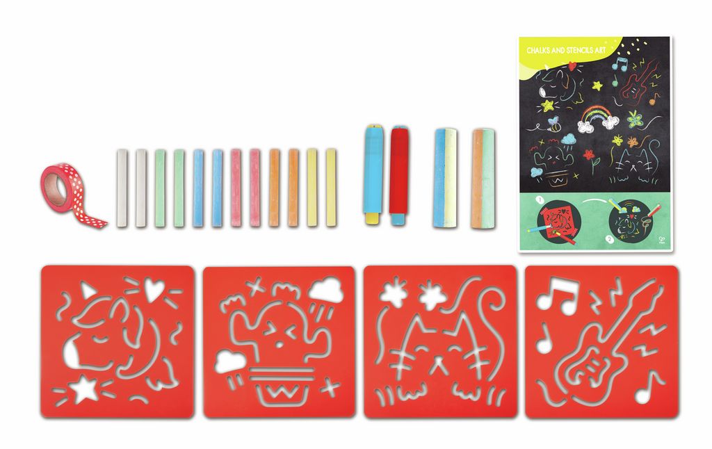 Hape Kreidekunst mit Schablone