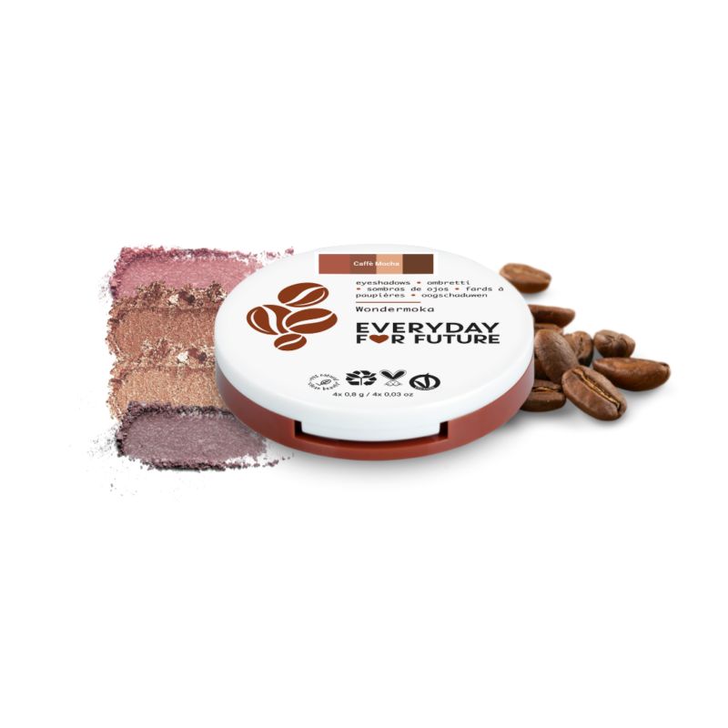 Everyday For Future - Quad Ombretti con Olio di Caffè - Caffè Mocha