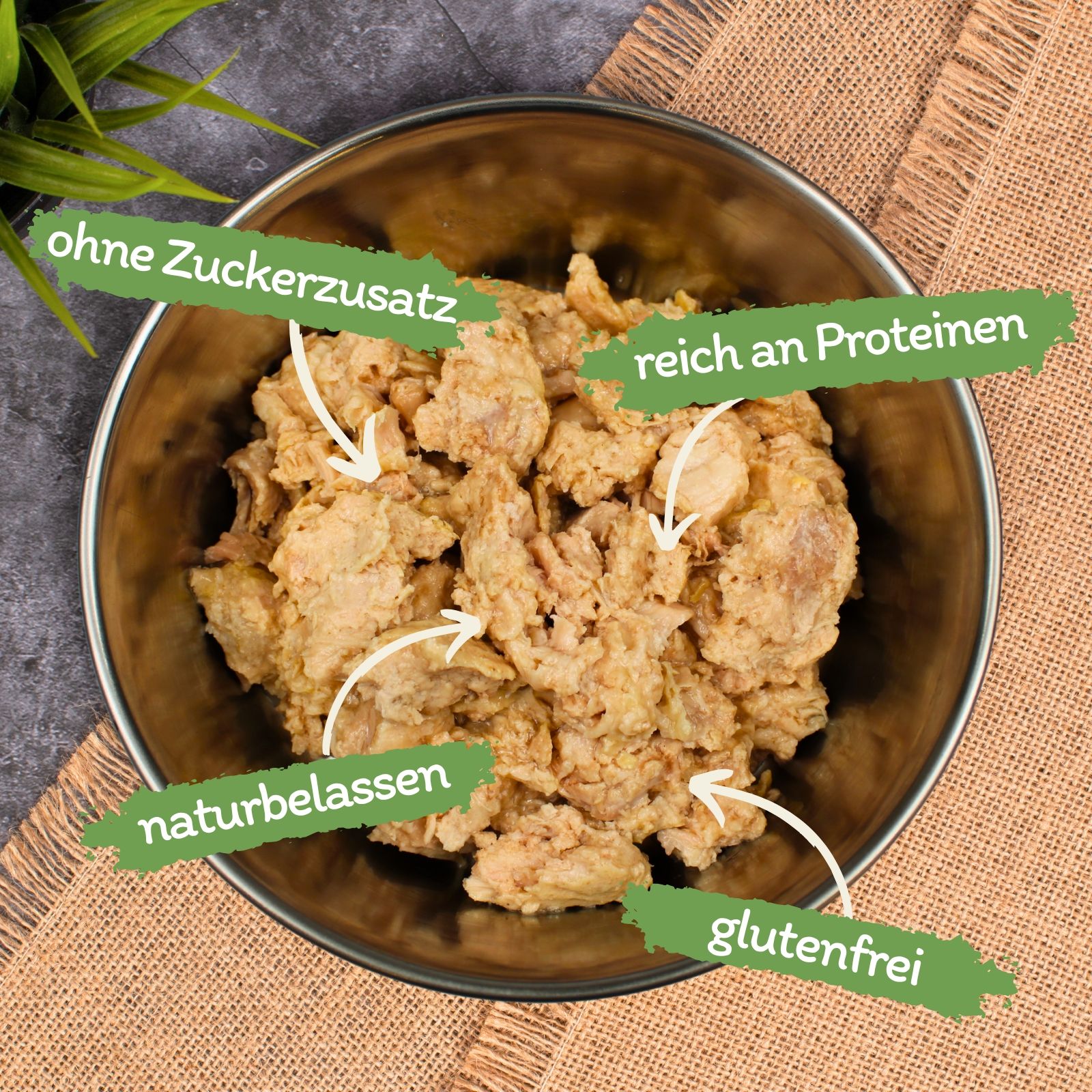 Lecker.Pet® Balu's 100 % Huhn und Truthahn Katzenfutter Nassfutter