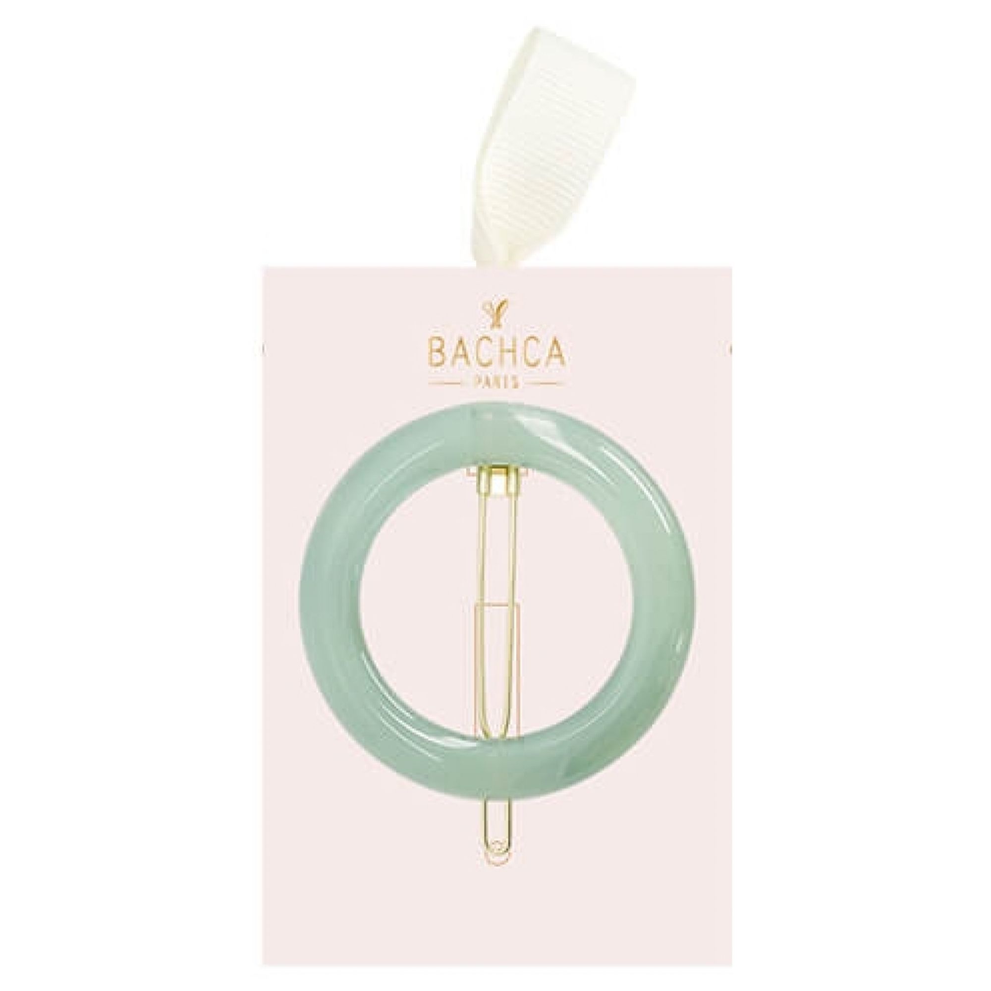 Bachca Runde Haarspange Wassergrün 0,6x6x6 cm