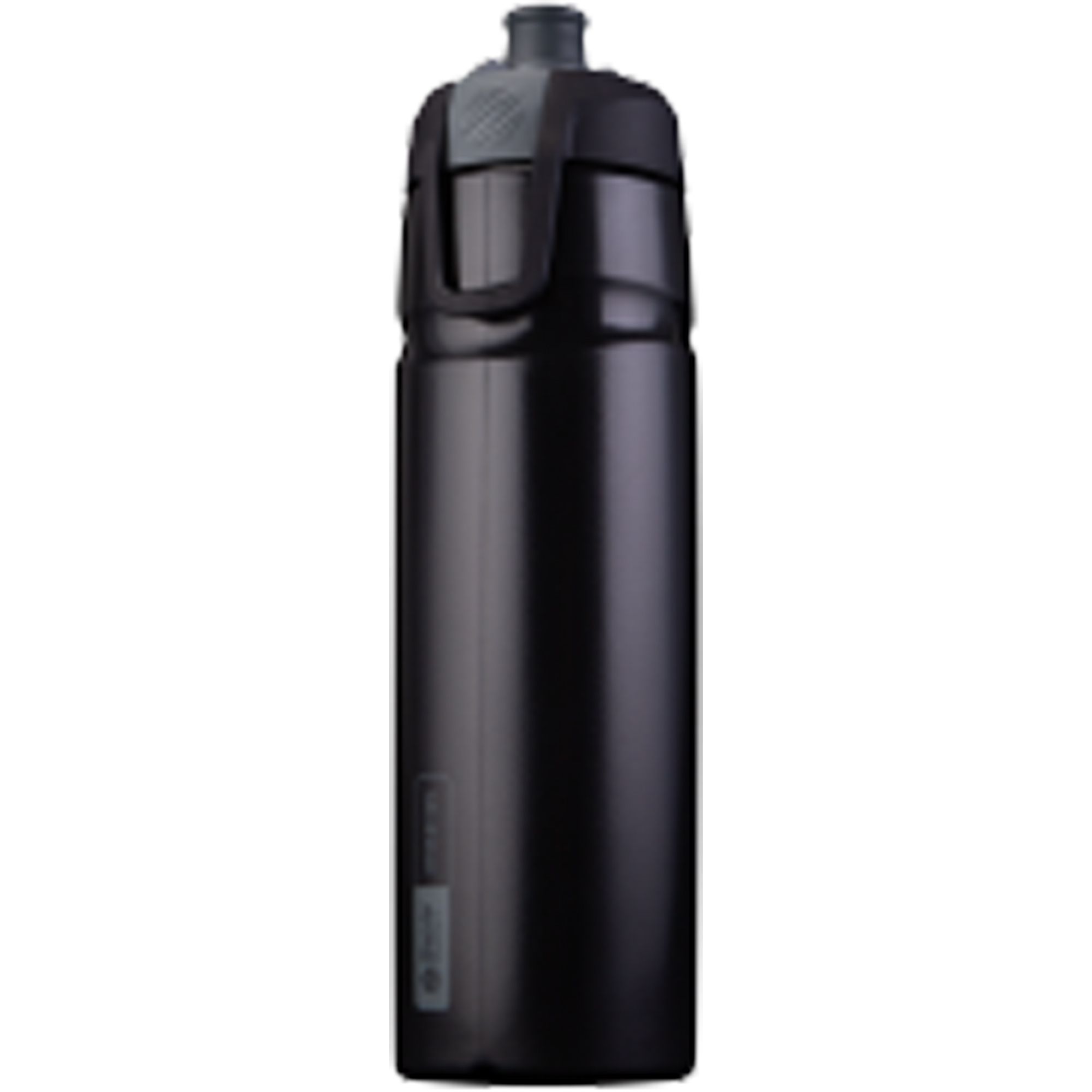 Halex Sports (940ml) - Innovatives Design und Strohhalm für aufrechtes Trinken - schwarz