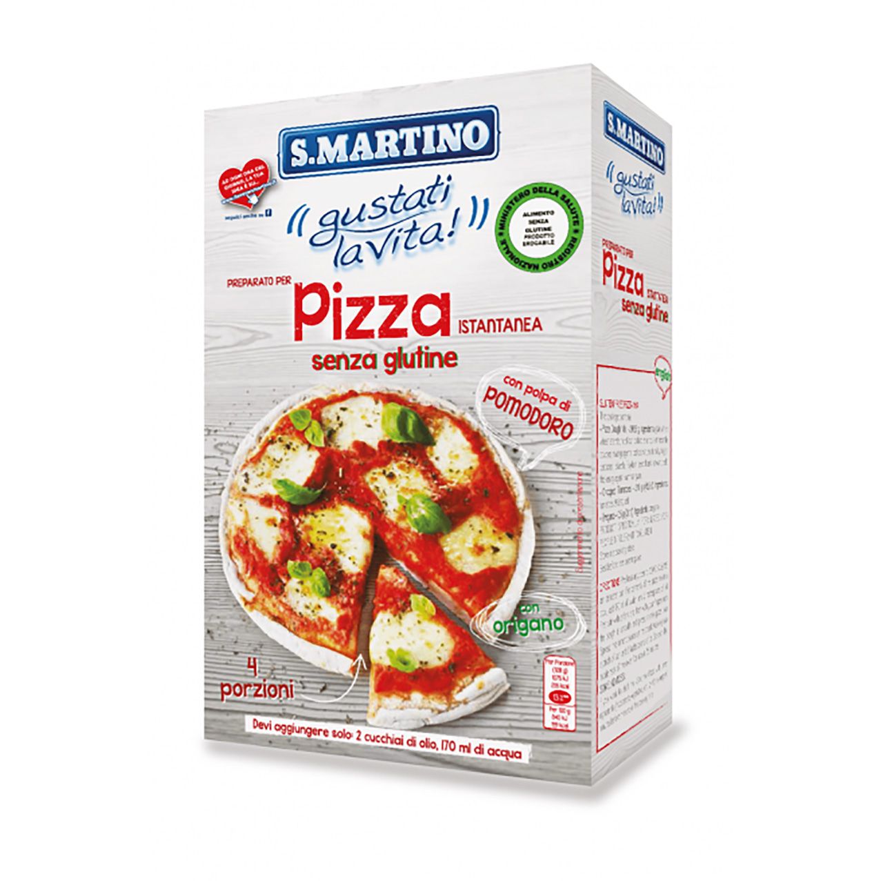 Preparato per Pizza Senza Glutine - San Martino