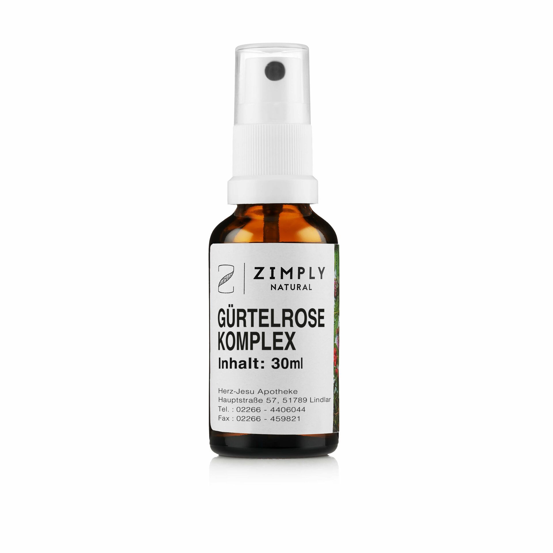 ZIMPLY NATURAL Gürtelrose Komplex Spray