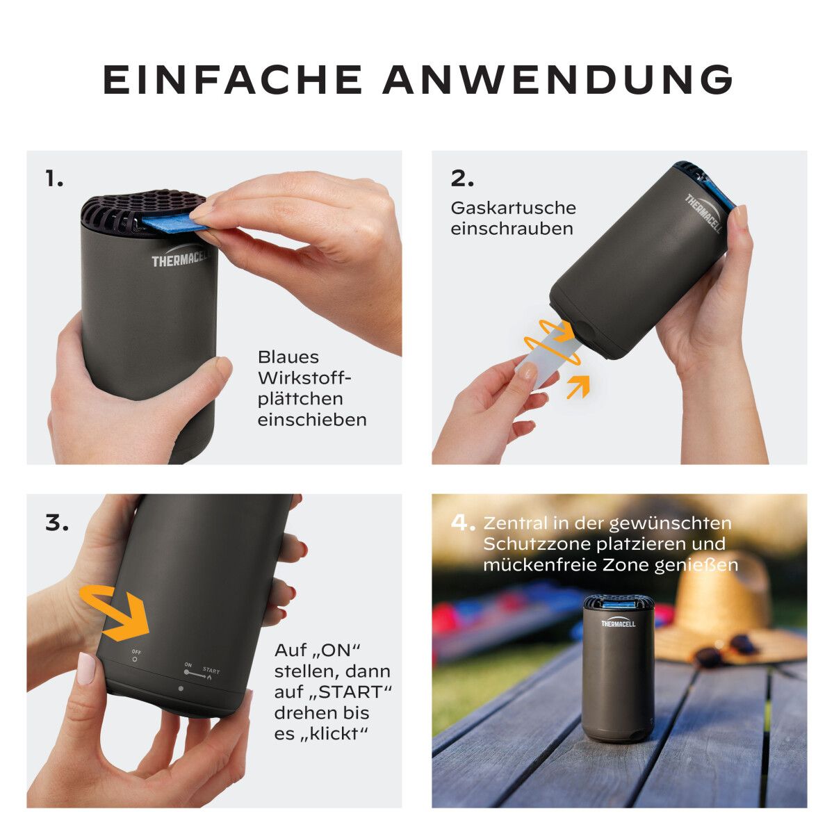 Thermacell Mückenabwehr Protect - Mückenschutz Standgerät