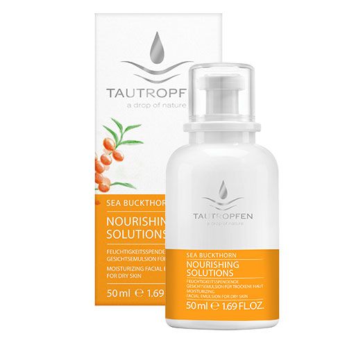 Tautropfen Nourishing Solutions -Gesichtsemulsion Sanddorn