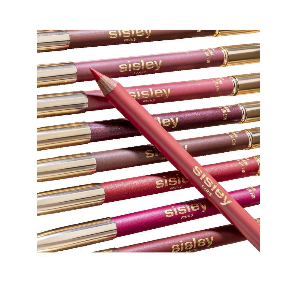 Mehrere Lippenstifte in verschiedenen Farbtönen. Marke Sisley, mit goldfarbenen Akzenten.