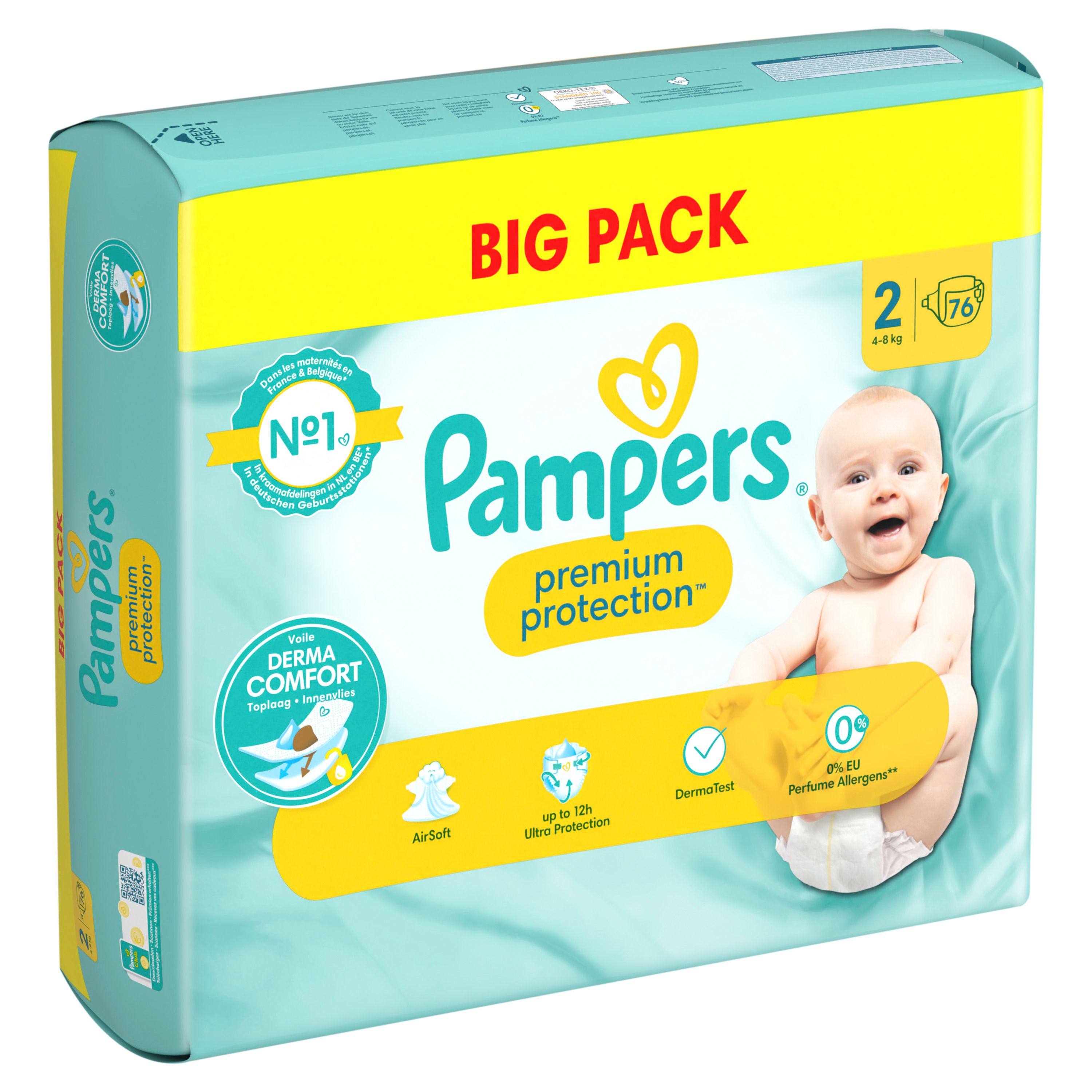 Pampers - Windeln "Premium Protection" Gr.2, 4-8kg