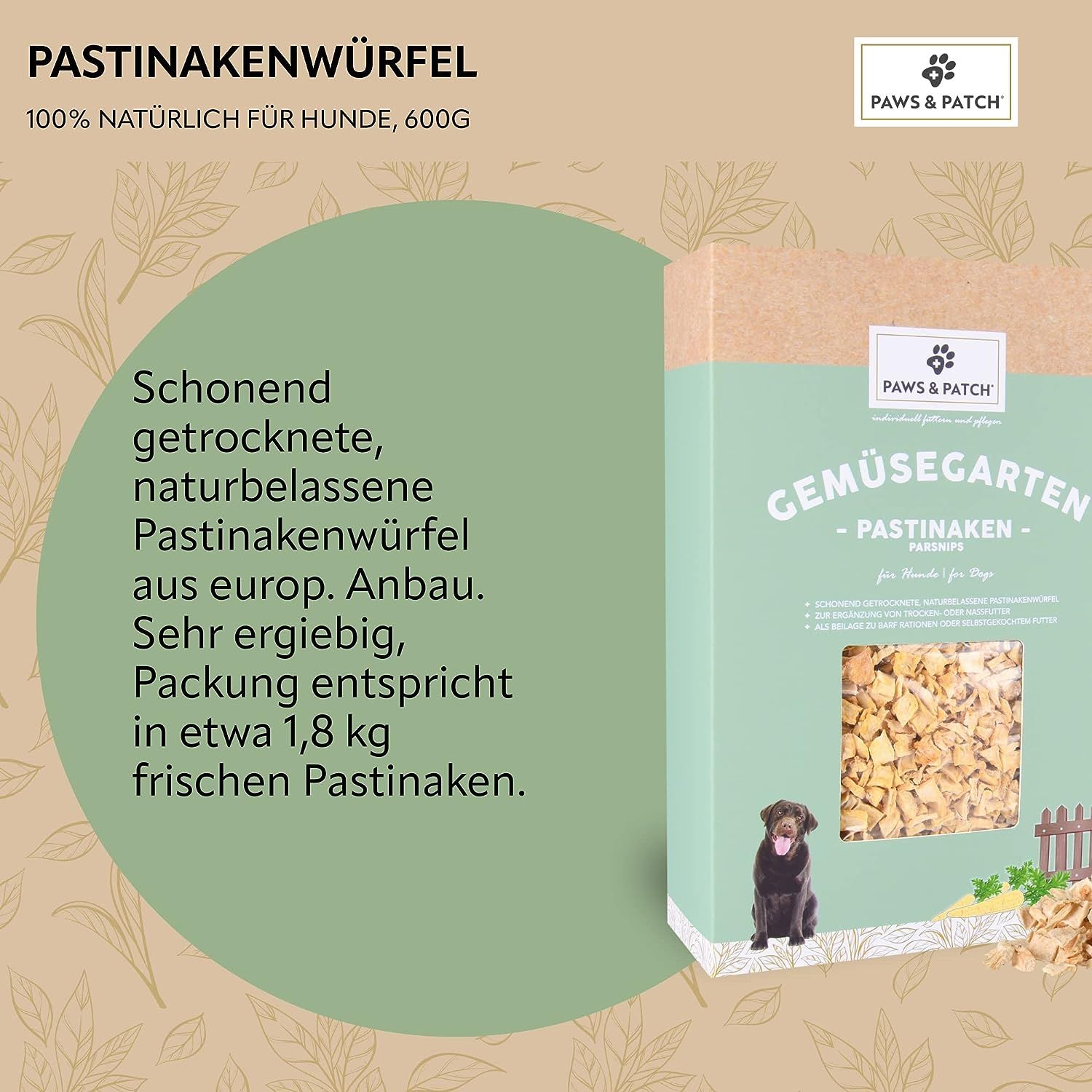 PAWS&PATCH PASTINAKENWÜRFEL für Hunde