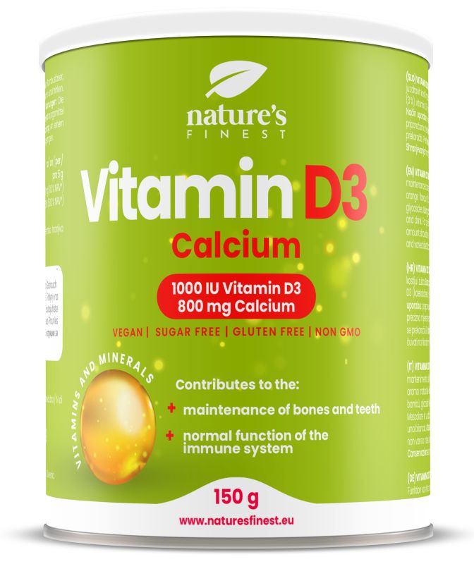 Nature's Finest Vitamin D3 + Calcium