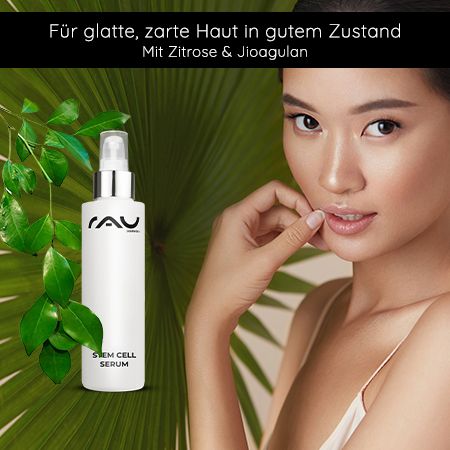 RAU Cosmetics Stem Cell Serum - Anti-Aging Serum für das Gesicht mit echten pflanzlichen Stammzellen