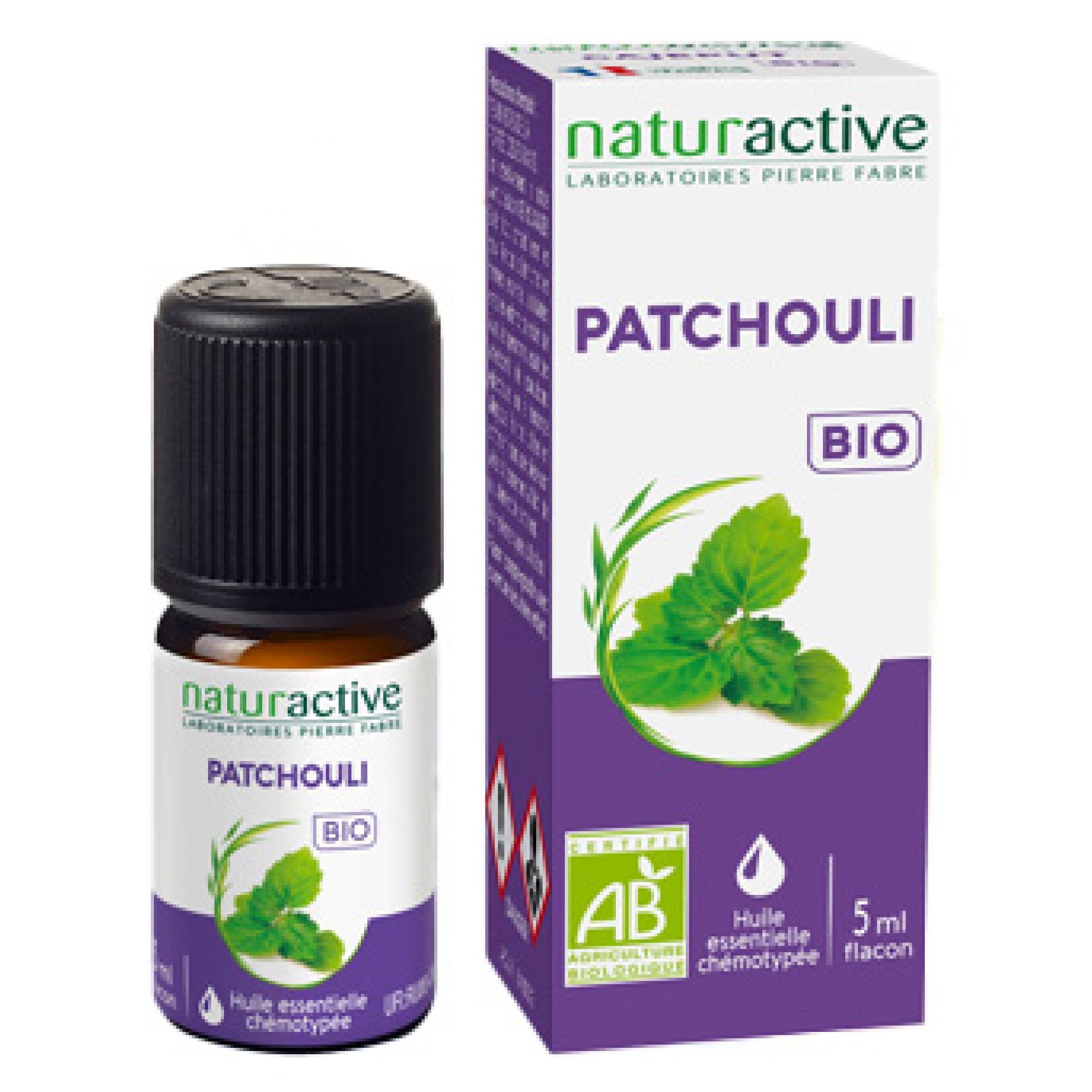 Naturactive Ätherisches Öl Bio-Patchouli 8x3x3 cm
