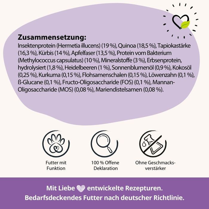 BugBell Trockenfutter BellyVital - Verdauung & Darmflora