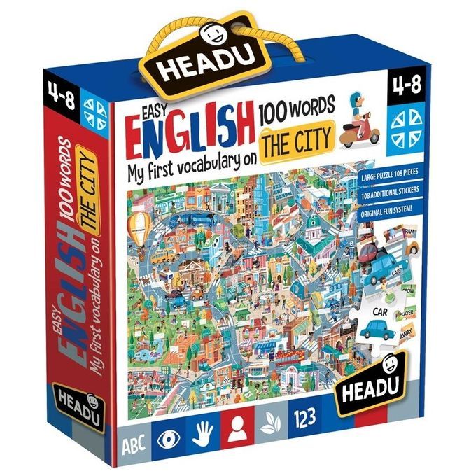 Headu Easy English 100 Words City