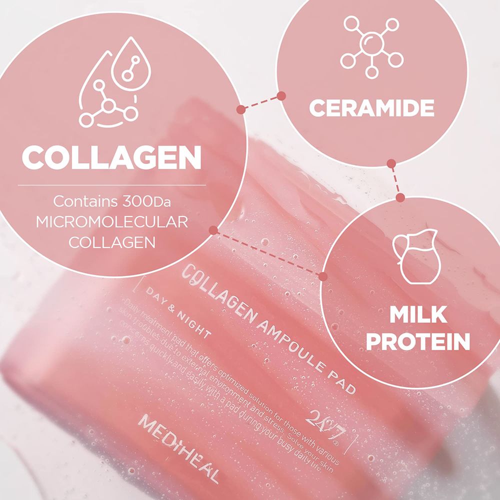MEDIHEAL Collagen Ampoule Pad Face Serum
